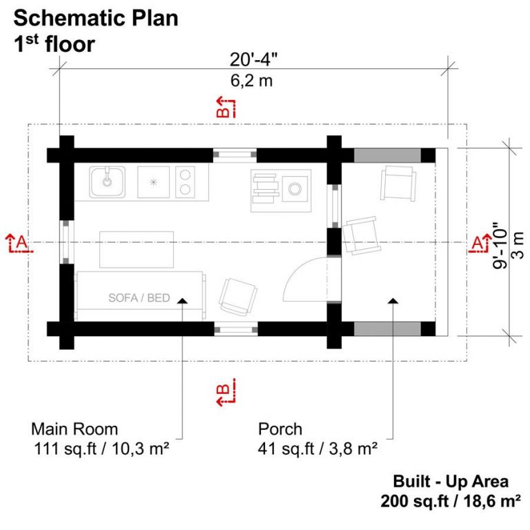 Trapper Cabin Plans - Pin-Up Houses