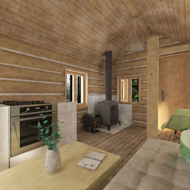 Trapper Cabin Plans PinUp Houses