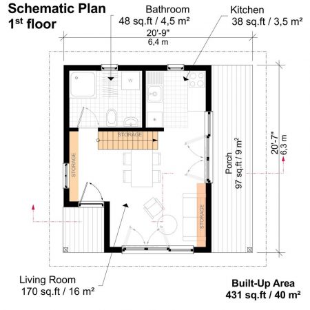 Two Bedroom Cabin Plans