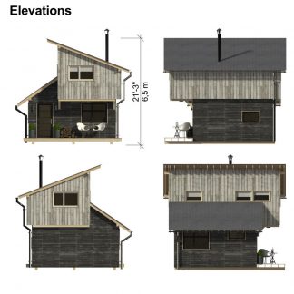 Two Storey Cabin Plans