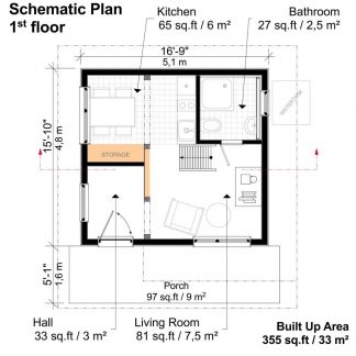 Two Storey Cabin Plans