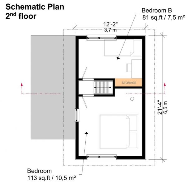 Two Storey Cabin Plans